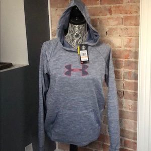 NWT heather blue under armour hoodie sweatshirt
